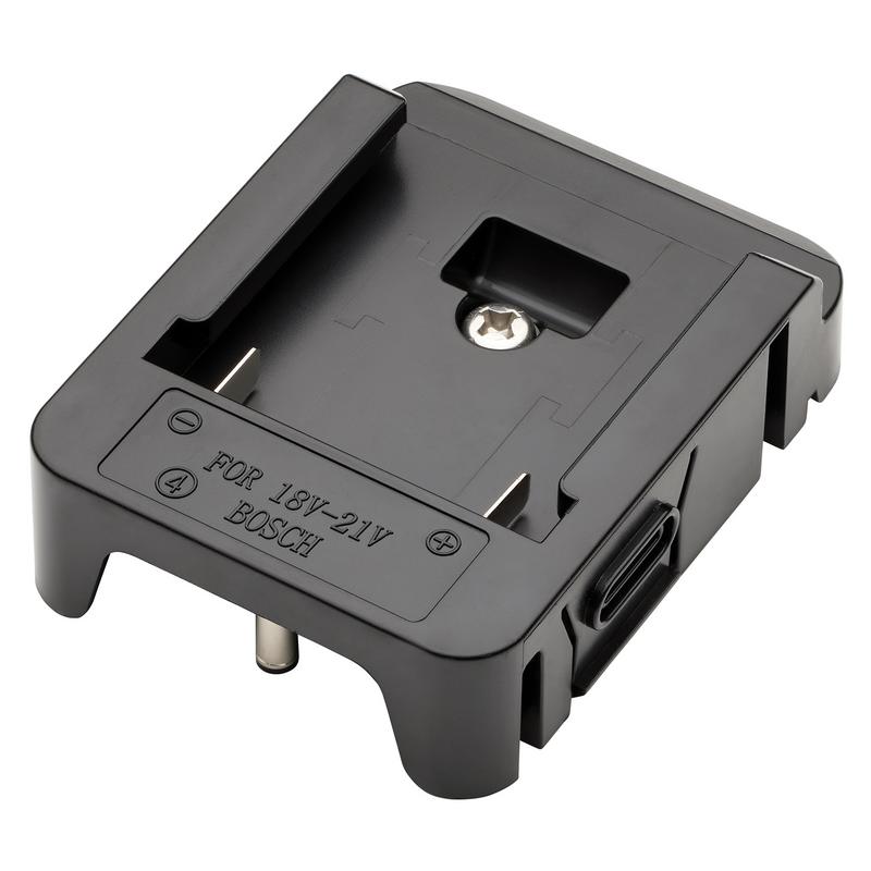 DRAPER EXPERT 24W AC/DC HYBRID WORK LIGHT POWER TOOL BATTERY ADAPTOR COMPATIBLE WITH BOSCH® FOR STOCK NO. 04673