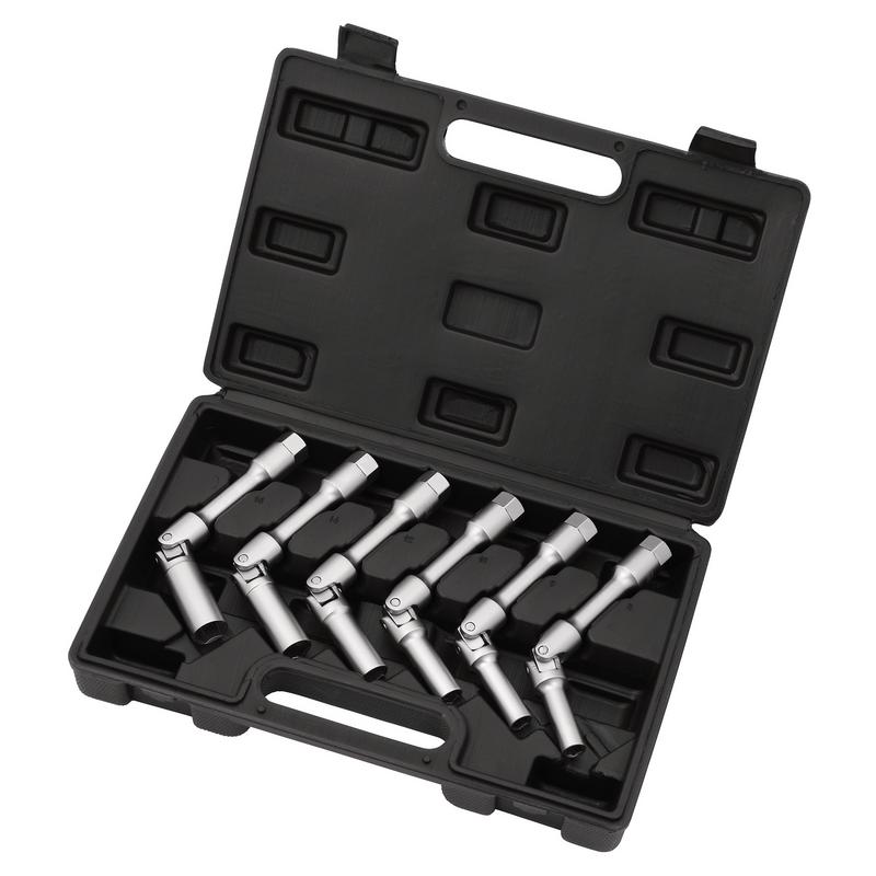 Extra Long Glow Plug Socket Set, 3/8" Sq. Dr., 35mm (6 Piece)