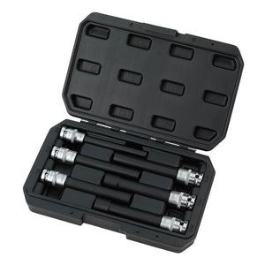Extra Long E-Type Sockets, 1/2" Sq. Dr. (6 Piece)