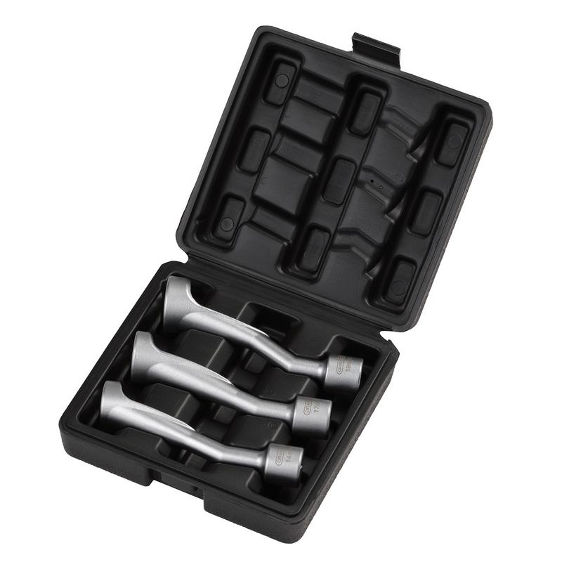 Injection Line Socket Set, 1/2" Sq. Dr. (3 Piece)