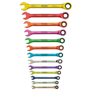 Draper HI-TORQ® Metric Ratchet Combination Spanner Set (13 Piece)