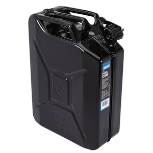 Draper Steel Fuel Can, 20L, Black - SFC20L-BLACK/C - Farming Parts