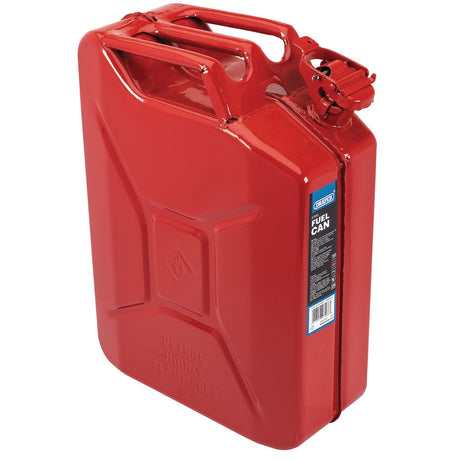 Draper Steel Fuel Can, 20L, Red - SFC20L-RED/C - Farming Parts