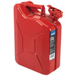 Draper Steel Fuel Can, 10L, Red - SFC10L-RED/C - Farming Parts