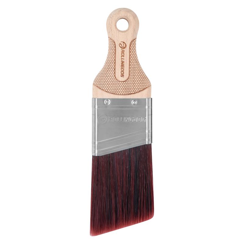 ROLLINGDOG DOBERMAN™ X1000 SERIES SHORT HANDLE ANGLED PAINT BRUSH, 50MM
