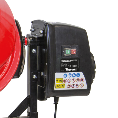 TIGREN 63ltr Electric Cement Mixer – 220W Motor & 50ltr Capacity | SIP-08212