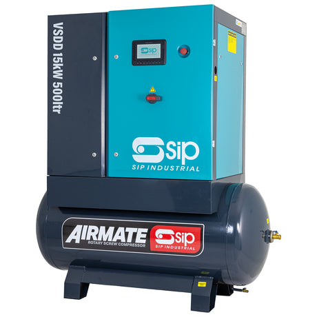 SIP VSDD 15kW 10bar 500L Rotary Screw Compressor | IP-08268