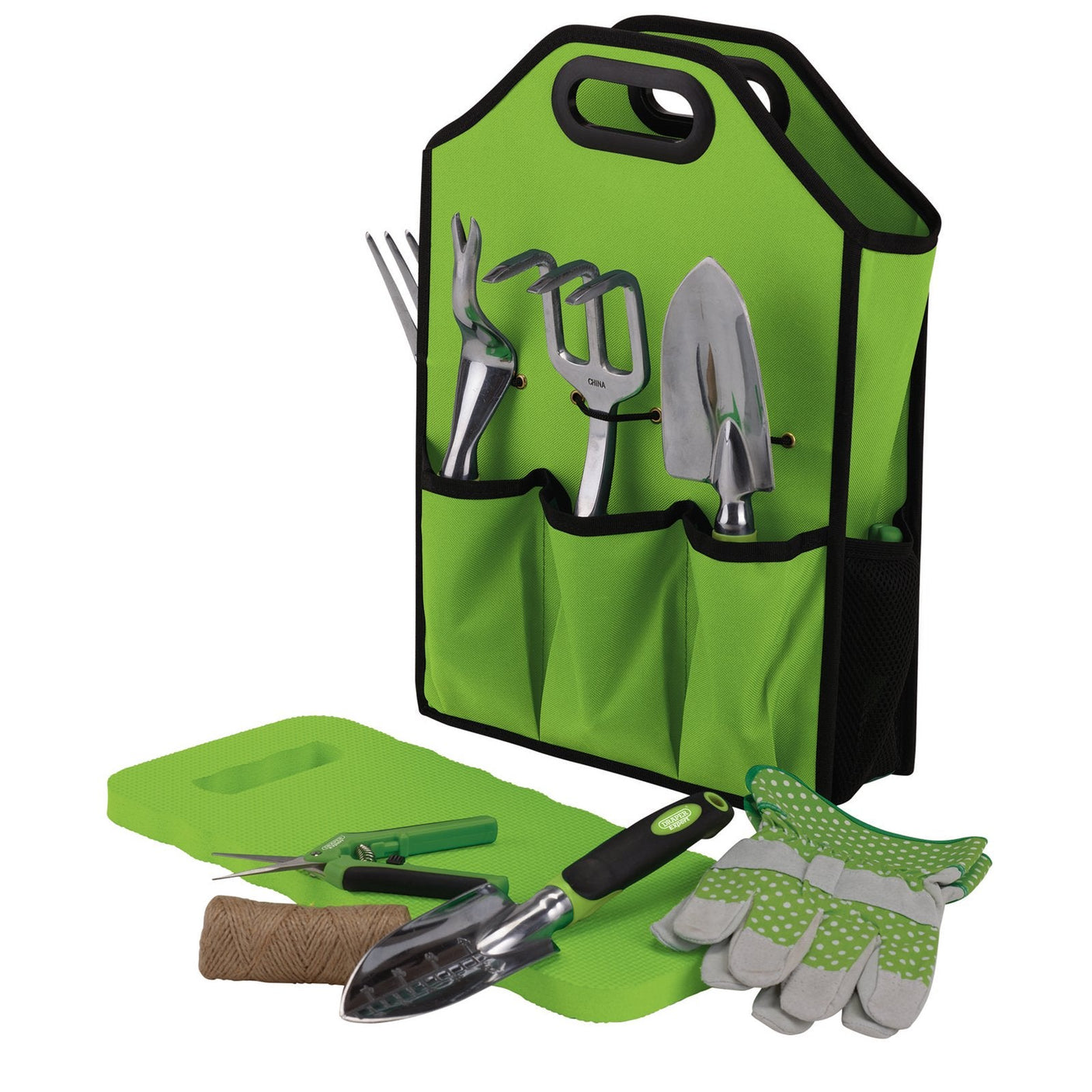 Draper Expert Aluminium Garden Tool Set With Storage Bag (11 Piece) - AGTS/11 - Farming Parts