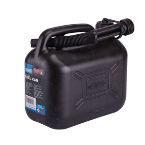 Draper Plastic Fuel Can, 5L, Black - PFC05 - Farming Parts