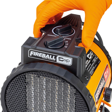 SIP FIREBALL Turbofan 2000 2kW Electric Fan Heater | IP-09128