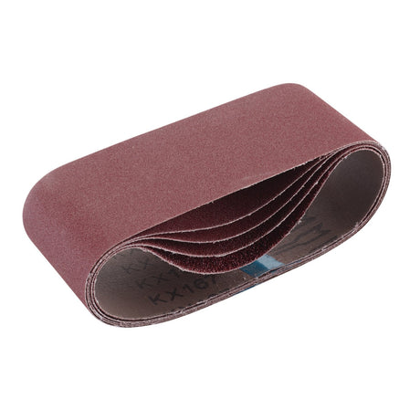 Draper Cloth Sanding Belt, 75 X 457mm, Assorted Grit (Pack Of 5) - SB75457 - Farming Parts