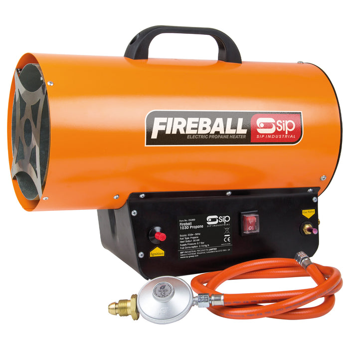 SIP FIREBALL 1030 Propane Heater 102,364BTU Portable IP-09289