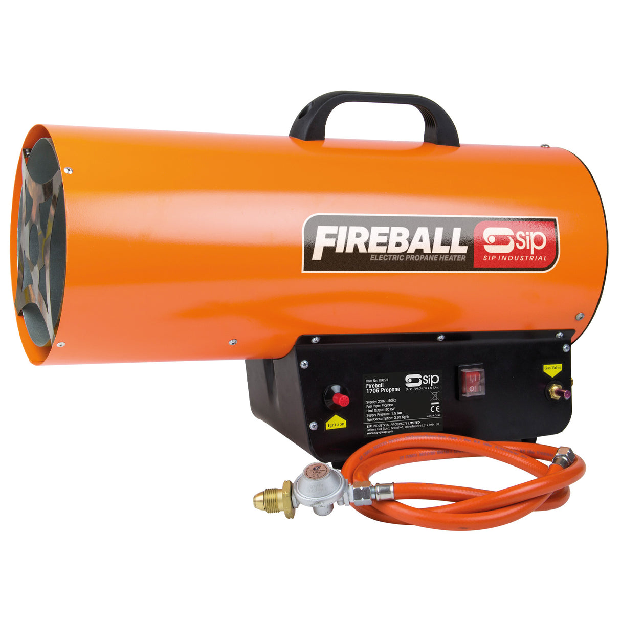 SIP FIREBALL 1706 Propane Heater 170,607BTU High Output IP-09291