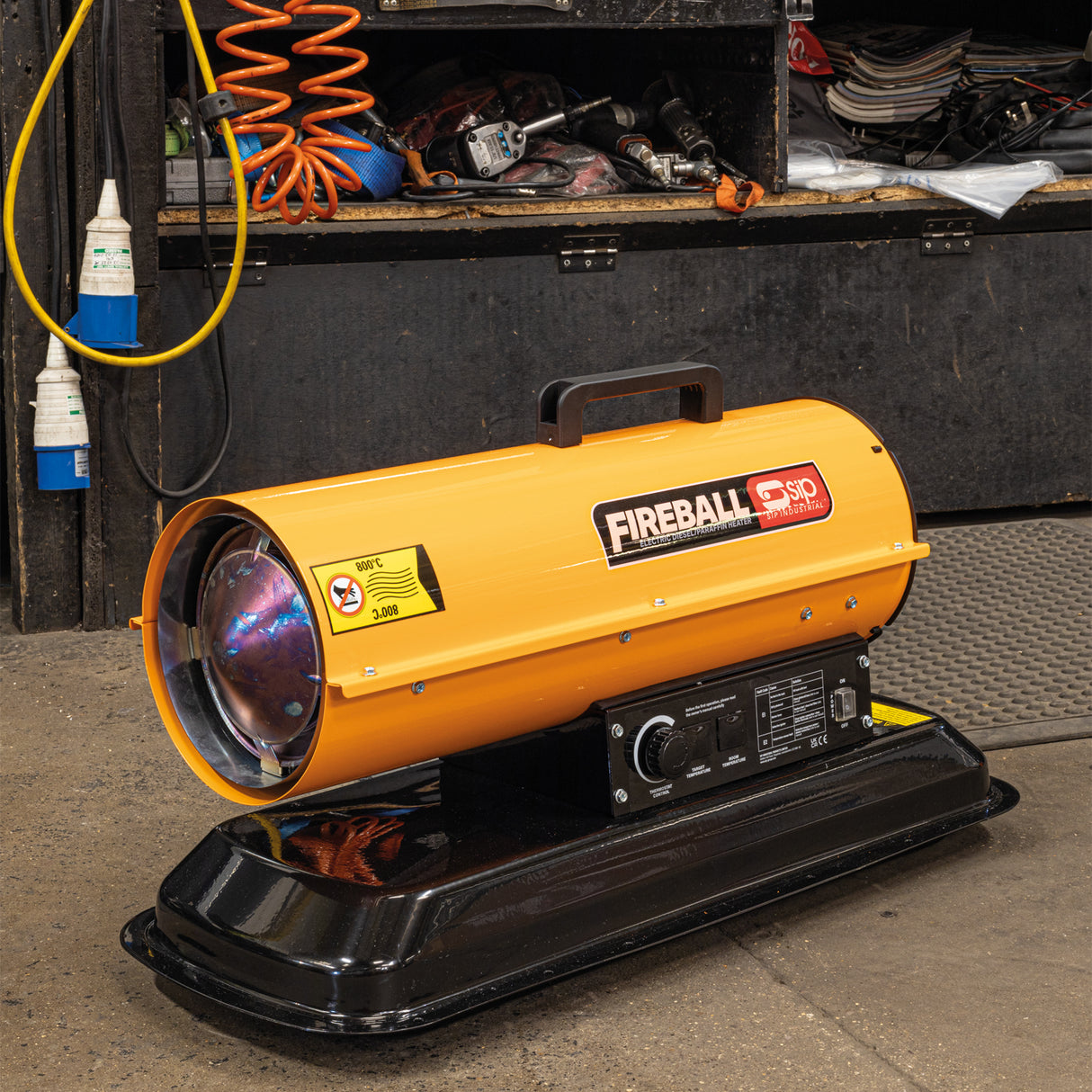 SIP FIREBALL XD75F Space Heater 75,000BTU Thermostat Diesel IP-09591