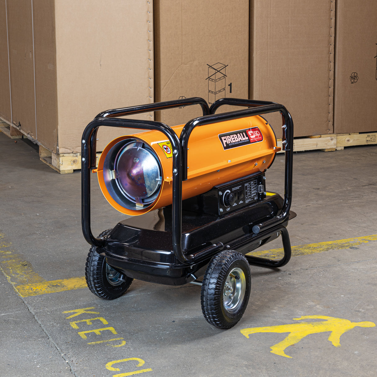 SIP FIREBALL XD100 Space Heater 100,000BTU Thermostat Diesel IP-09593