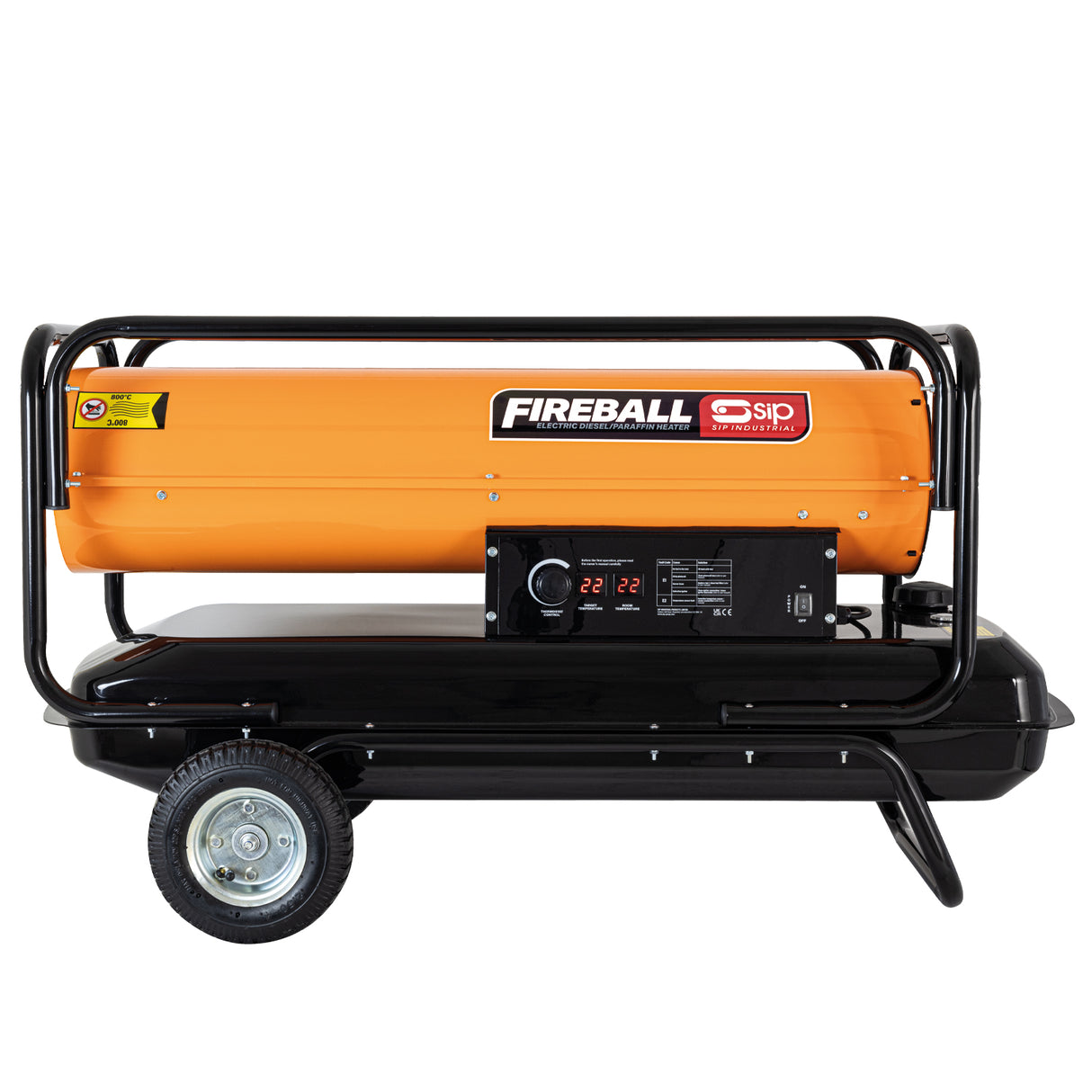 SIP FIREBALL XD215 Space Heater 215,000BTU Thermostat Diesel IP-09596