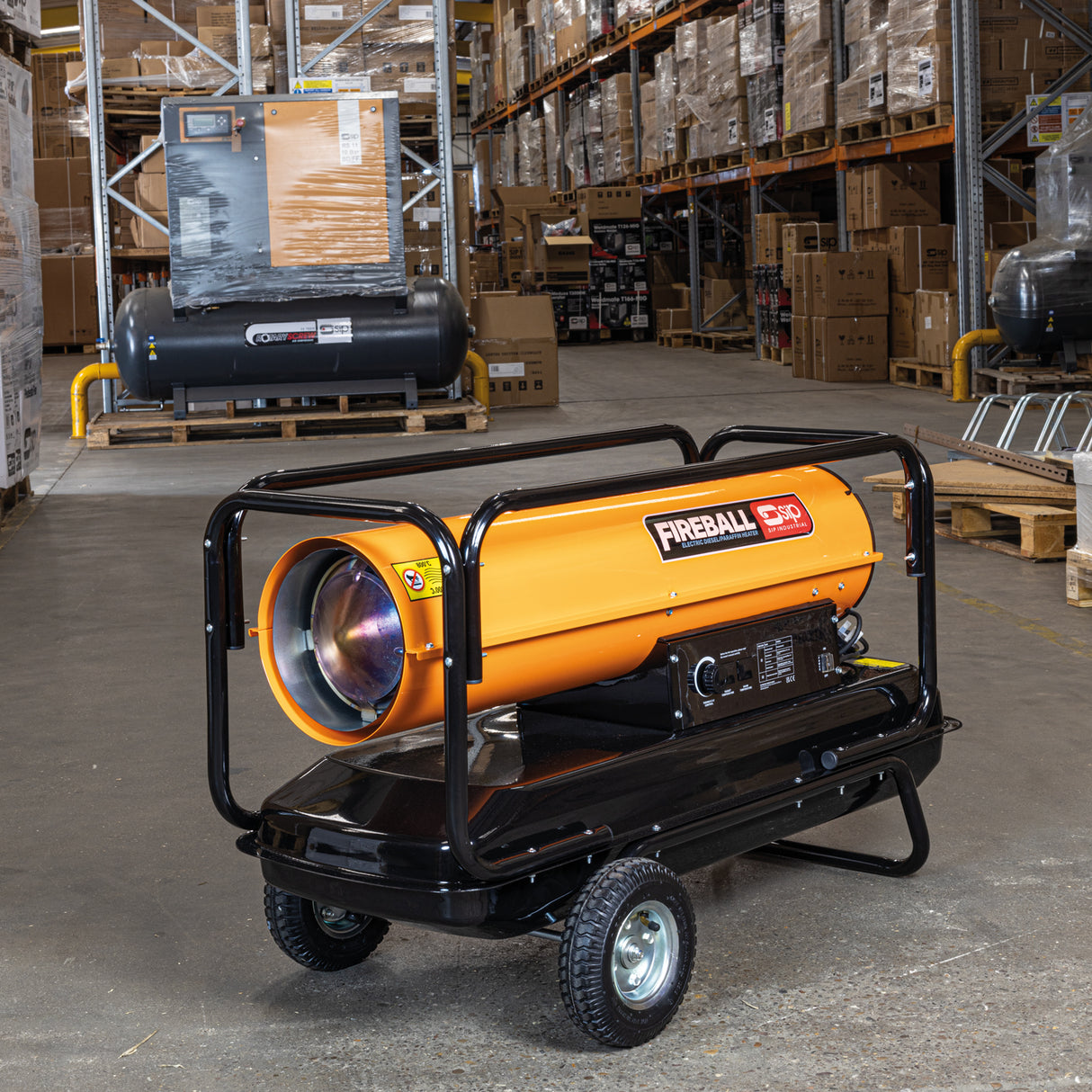 SIP FIREBALL XD215 Space Heater 215,000BTU Thermostat Diesel IP-09596