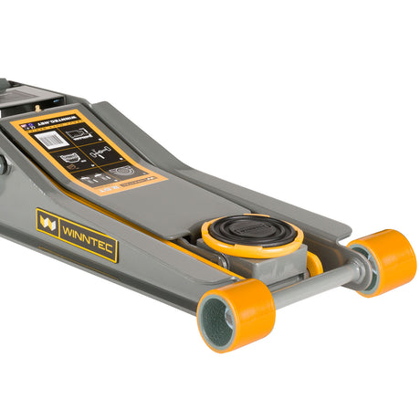 WINNTEC 2 TON Low-Profile Trolley Jack – 75mm to 510mm Lift Range | SIP-09701