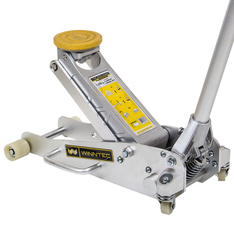WINNTEC 1.35 TON Aluminium Racing Trolley Jack – Lightweight & Durable | SIP-09804