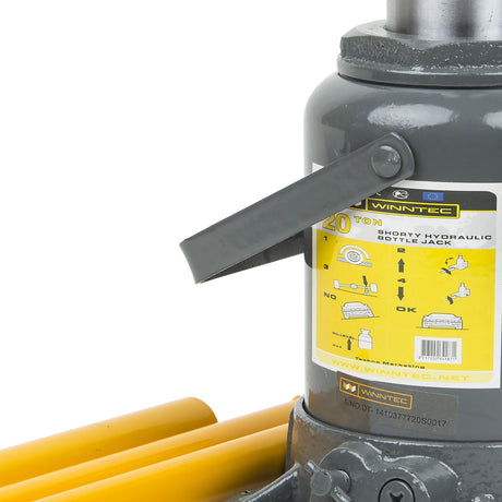 WINNTEC 20 TON Low-Profile Bottle Jack – Horizontal & Vertical Use | SIP-09833