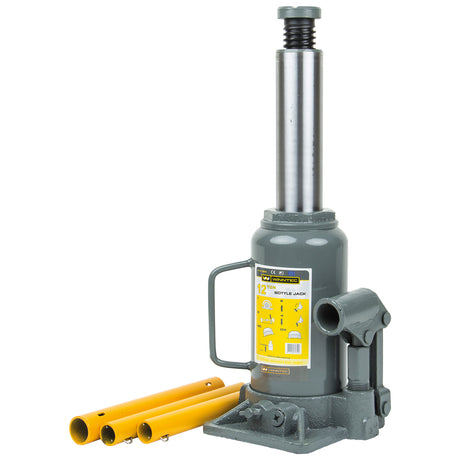 WINNTEC 12 TON Bottle Jack – Horizontal & Vertical Use | SIP-09843
