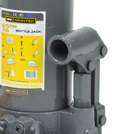 WINNTEC 12 TON Bottle Jack – Horizontal & Vertical Use | SIP-09843