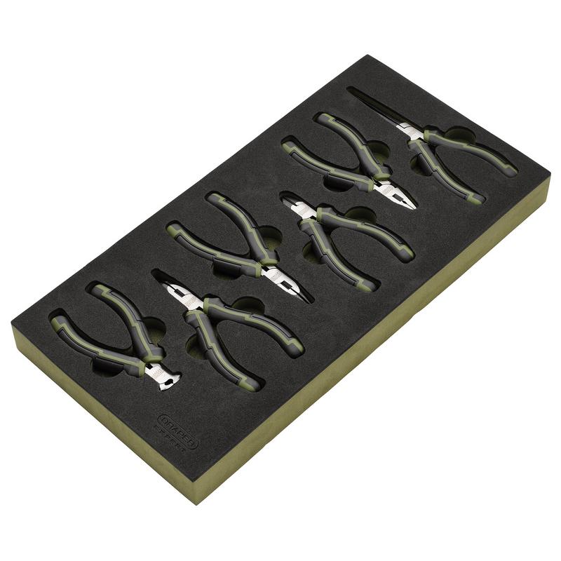 DRAPER EXPERT MINI PLIERS SET IN EVA FOAM TRAY (6 PIECE)