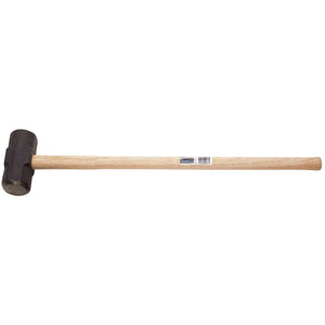 The Draper Expert Hickory Shaft Sledge Hammer, 6.4Kg/14Lb - 6220/L features a robust hickory shaft and a heavy, black high carbon steel head for superior durability and rust protection.