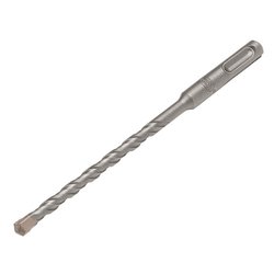 A Draper - SDS Plus Centric Tip Drill Bit, featuring a metallic body, double flute design with spiral grooves, and a tungsten carbide tip, measuring 6.5 x 210mm.