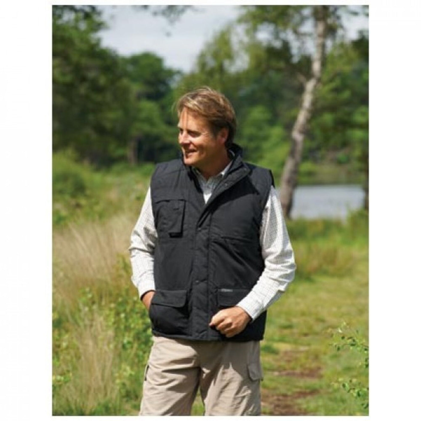 Champion Peak Bodywarmer Black - Farming Parts