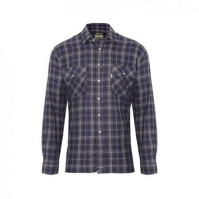 Champion Kilbeggan Cotton Long-Sleeved Shirt Blue - Farming Parts
