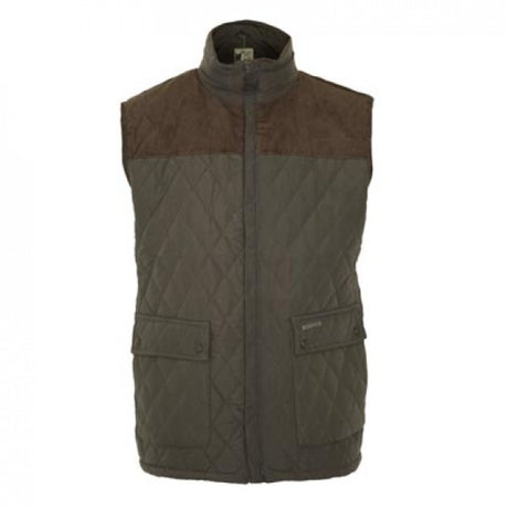 Country Estate Arundel Quilted Bodywarmer Green - Farming Parts