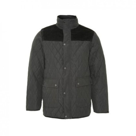 Country Estate Lewis Quilted Jacket Black - Farming Parts