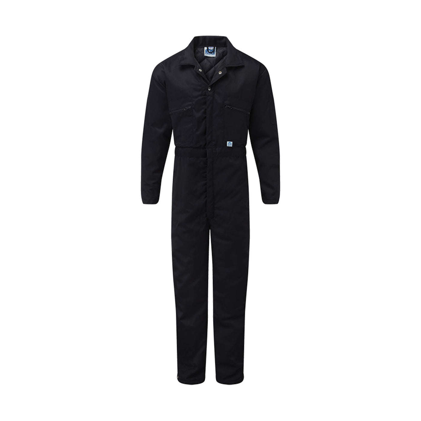 Fort Quilted Zip-Front Boilersuit Navy - Farming Parts