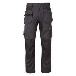 *SPECIAL PRICE* - Tuffstuff X-Motion Stretch Work Trouser – Durable & Flexible Workwear | Grey/Black
