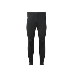 Introducing the Tuffstuff Basewear Bottom Black by Cottonmount - a sleek pair of full-length, plain black leggings featuring a fitted design. These leggings are crafted from fast-wicking, four-way stretch fabric for ultimate comfort. Perfect as basewear bottoms and showcased straight on against a white background.