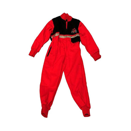 Kids Hi-Vis Tractor Coverall Red/Black - Farming Parts