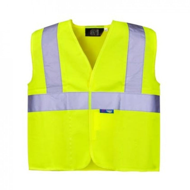 Hi-Vis Reflective Junior Vest Yellow - Farming Parts