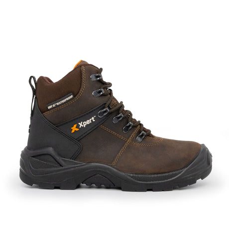 Xpert Typhoon Waterproof S3 Safety Boot Brown - Farming Parts