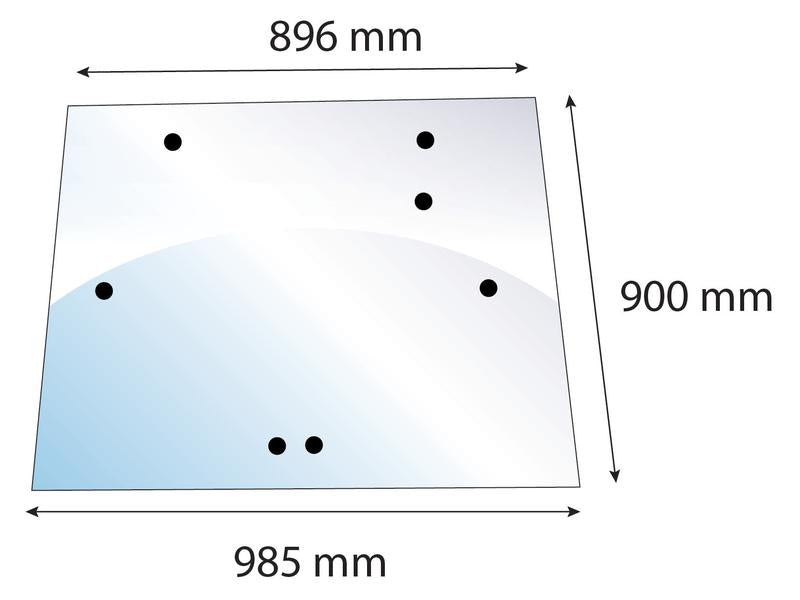 Rear Window | Sparex Part No.S.100430 - Farming Parts