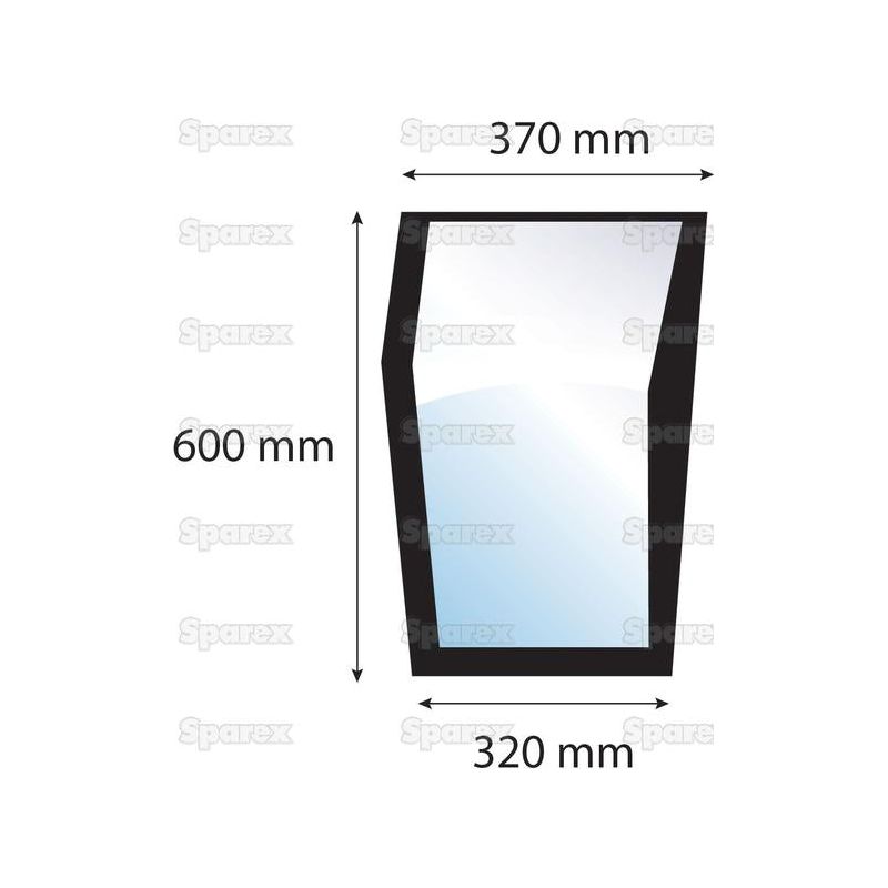 Lower Front Glass RH - S.100435 - Farming Parts