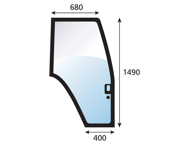 Door Glass RH - Sparex Part No. S.100491