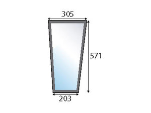 Sparex Lower Front Glass RH & LH | S.100565 - Product Image 2