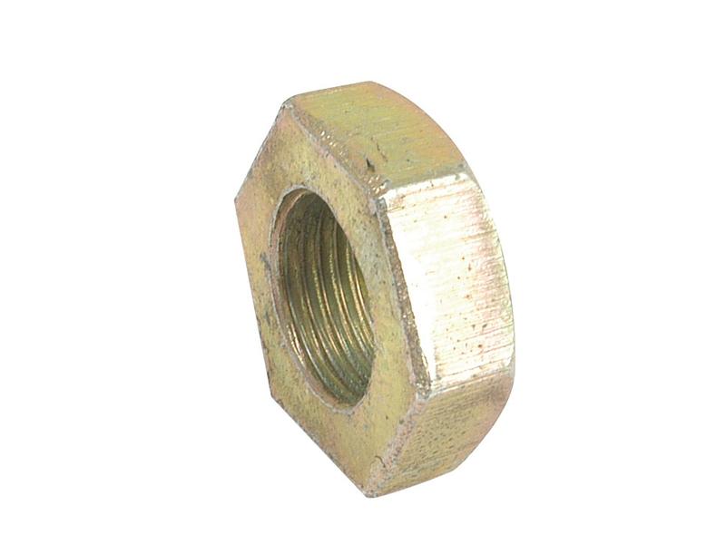Imperial Half Lock Nut 7/16'' UNF, DIN 439B, Zinc Plated, - S.1006