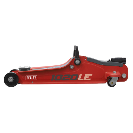 Trolley Jack 2 Tonne Low Profile Short Chassis - Red - 1020LE - Farming Parts