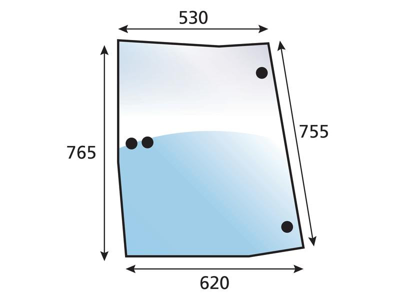 Side Glass LH | Sparex Part Number: S.102416