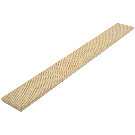 A long beige textured plank of wood with a grid-like pattern on its surface, ideal for use with the Sparex standard rotary vane for vacuum pumps (370mm x 46.5mm x 6.5mm), fitting as 4070113007 (Sparex Part No.S.102522).