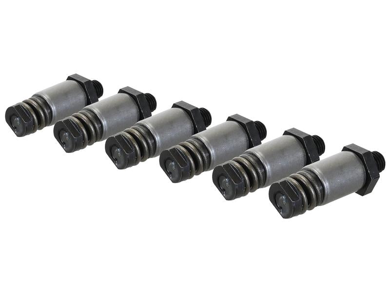 Five identical brake springs branded Sparex, each tagged with the Sparex Part Number S.102754, arranged in a diagonal row on a white background.