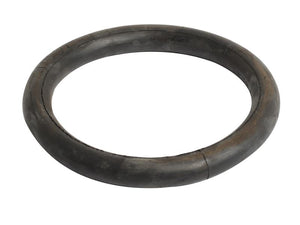 A slightly weathered, black rubber gasket with a cracked surface, perfect for use with Sparex equipment. This Rubber Gasket is designed to fit Ø50mm coupling system P and has a Sparex Part Number of S.103126.