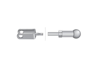 Sparex PTO Clutch Cable - Length: 1624mm, Outer cable length: 1240mm. | S.103209 - Product Image 2